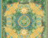 Baroque Ornaments Textured Wallpaper in Green/Multi by Versace Home