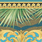 Baroque Ornaments Textured Wallpaper in Green/Multi from the Versace V Collection
