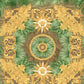 Baroque Ornaments Textured Wallpaper in Brown/Multi by Versace Home