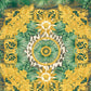 Baroque Ornaments Textured Wallpaper in Cream/Multi by Versace Home