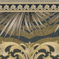 Baroque Ornaments Textured Wallpaper in Black/Gold from the Versace V Collection