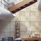 Baroque Squares Textured Wallpaper in Cream/Grey from the Versace V Collection