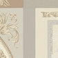 Baroque Squares Textured Wallpaper in Cream/Grey from the Versace V Collection