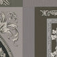 Baroque Squares Textured Wallpaper in Black/Grey from the Versace V Collection