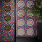 Baroque Circle Textured Wallpaper in Multi from the Versace V Collection