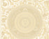 Baroque Circle Textured Wallpaper in Cream/Gold by Versace Home