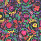 Baroque Damask Textured Wallpaper in Black/Multi by Versace Home
