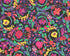 Baroque Damask Textured Wallpaper in Black/Multi by Versace Home