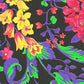 Baroque Damask Textured Wallpaper in Black/Multi from the Versace V Collection