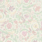 Baroque Damask Textured Wallpaper in Cream/Multi by Versace Home