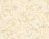 Baroque Damask Textured Wallpaper in Cream/Gold by Versace Home