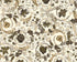 Baroque Damask Textured Wallpaper in Cream/Black by Versace Home