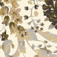 Baroque Damask Textured Wallpaper in Cream/Black from the Versace V Collection