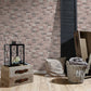 Brick Wallpaper in Beige