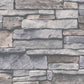 Stone Deco Wallpaper in Taupe/Cream
