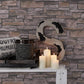 Stone Deco Wallpaper in Beige/Brown