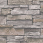Stone Deco Wallpaper in Beige/Brown