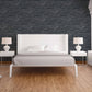 Stone Deco Wallpaper in Black