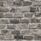 Brick Deco Wallpaper in Grey/Brown