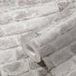 Brick Deco Wallpaper in Grey/White