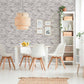 Brick Deco Wallpaper in Grey/White