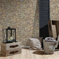 Stone Brick Deco Wallpaper in Beige/Brown