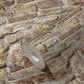 Stone Brick Deco Wallpaper in Beige/Brown