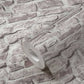 Stone Brick Deco Wallpaper in Grey