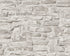Sample Stone Brick Deco Wallpaper in Beige