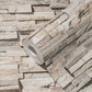 Flat Stone Wallpaper in Beige/Cream