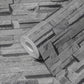 Flat Stone Wallpaper in Grey/Black