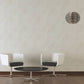 Deco Stone Wallpaper in Ivory/Metallic