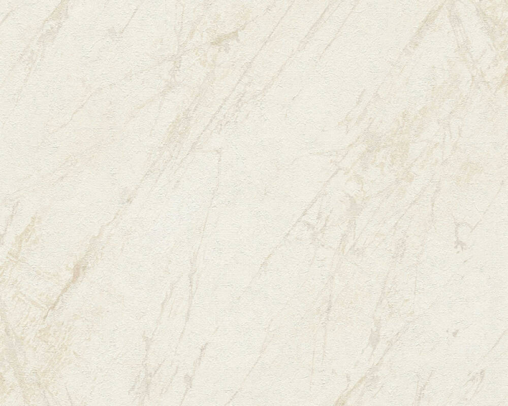 Sample Deco Stone Wallpaper in Ivory/Metallic