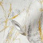 Deco Stone Wallpaper in Gold/Grey