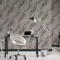 Deco Stone Wallpaper in Beige/Copper