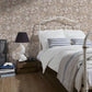 Stone Deco Abstract Wallpaper in Neutral/Cream