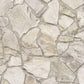Stone Deco Abstract Wallpaper in Neutral/Cream
