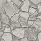 Stone Deco Abstract Wallpaper in Grey