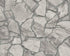 Stone Deco Abstract Wallpaper in Grey
