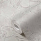 Stone Deco Abstract Wallpaper in Grey/White