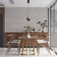 Stone Deco Abstract Wallpaper in Grey/White