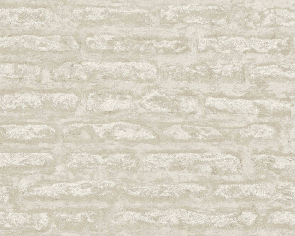 Sample Light Brick Wallpaper in Beige