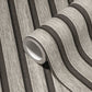 Wood Stripes Wallpaper in Grey/Black