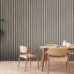 Wood Stripes Wallpaper in Grey/Black