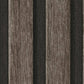 Wood Stripes Wallpaper in Dark Brown/Black