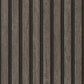 Wood Stripes Wallpaper in Dark Brown/Black
