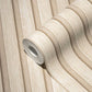 Wood Stripes Wallpaper in Beige/Cream