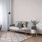 Stone Streak Wallpaper in Grey/Silver
