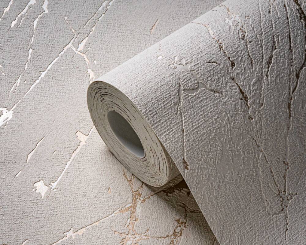 Stone Streak Wallpaper in Beige/Gold