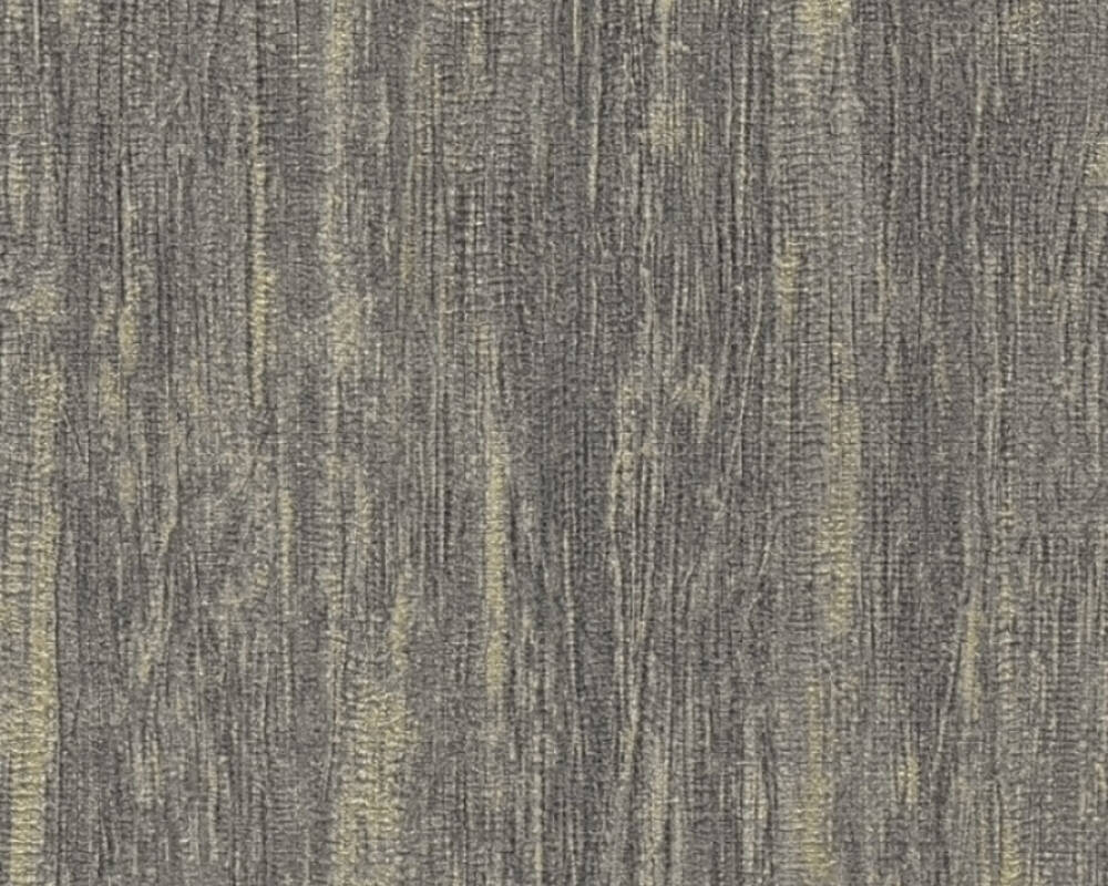 Distressed Wallpaper in Brown/Black